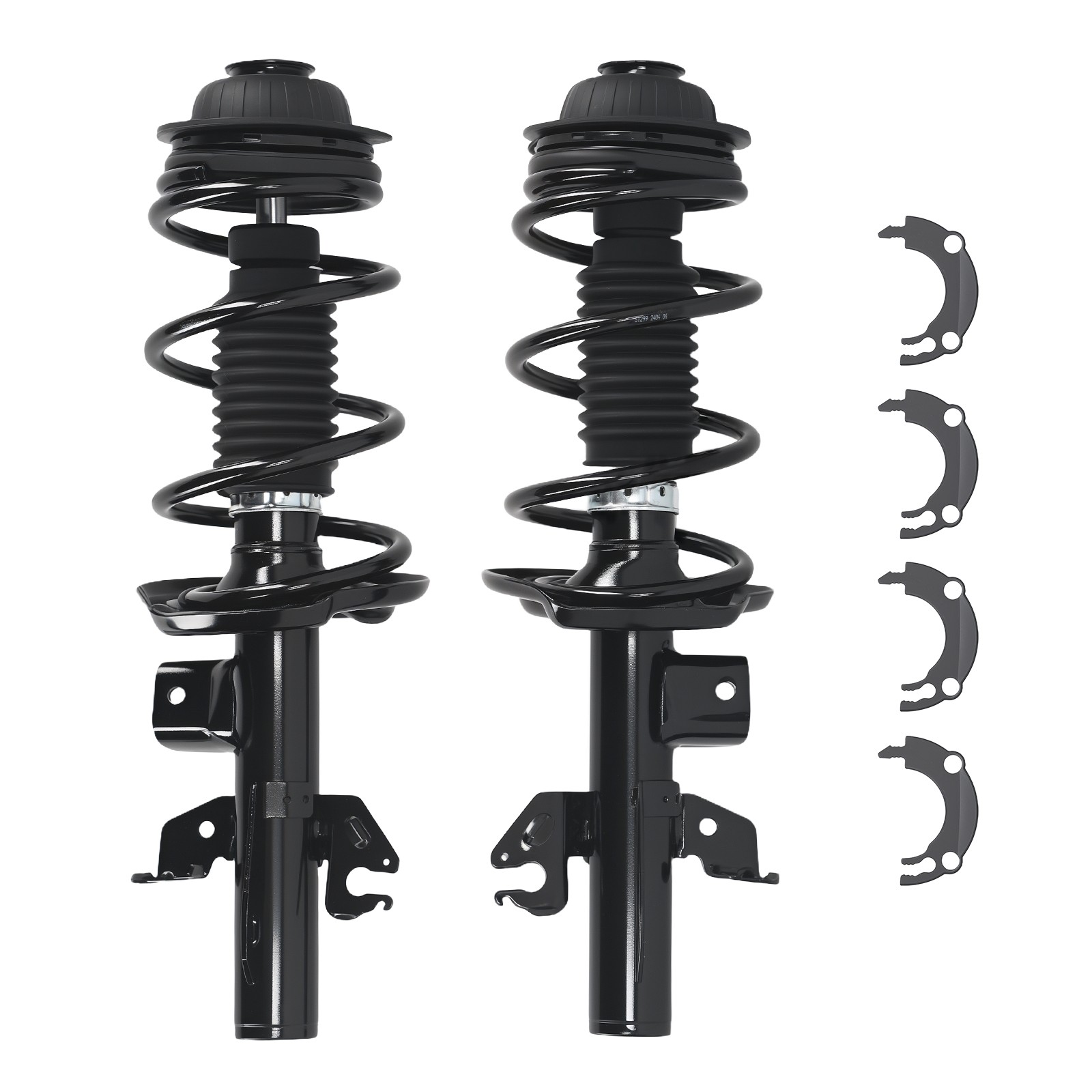 Front Complete Strut Shock & Springs for Dodge Dart GT 13-16 172641 172642