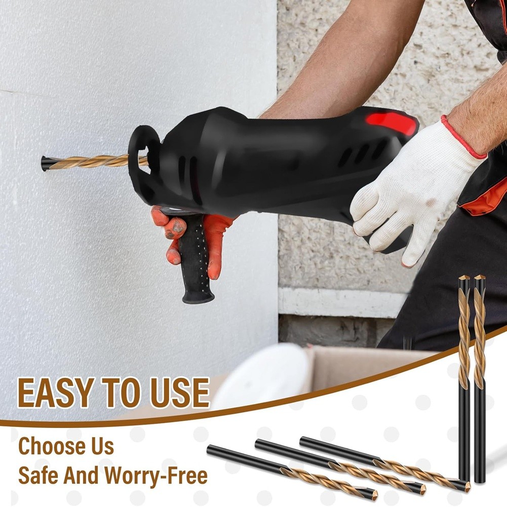 50pcs Drywall Drill Bits Pilot Point Cutting Drill Bits Diameter Drywall8513