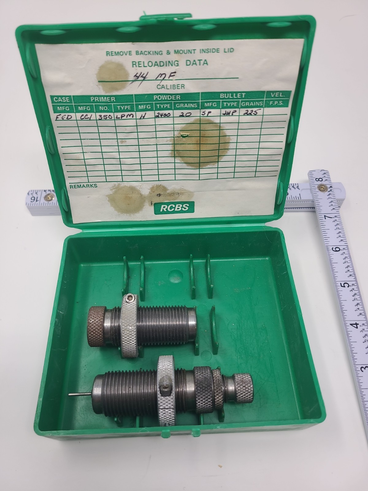 Vintage RCBS 44 Mag Die Set Incompete Reloading Equipment