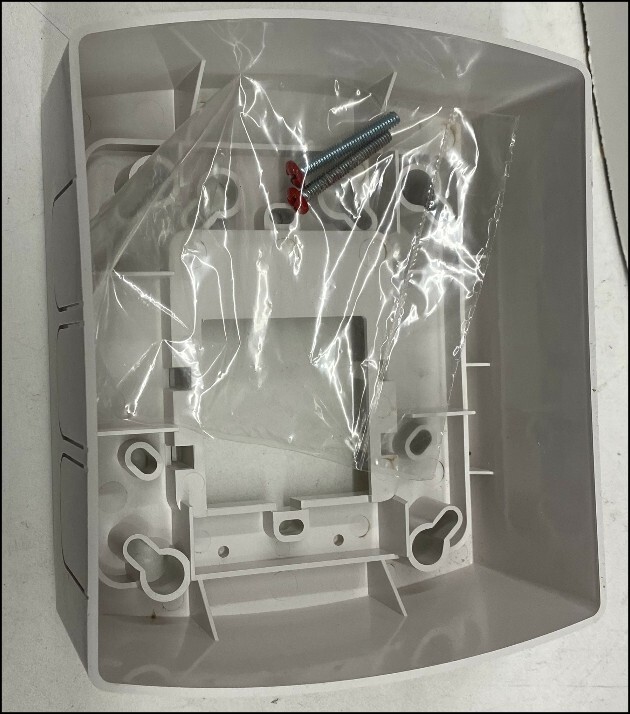 System Sensor BBSW-2 Fire Alarm Wall Back Box Skirt White new open box