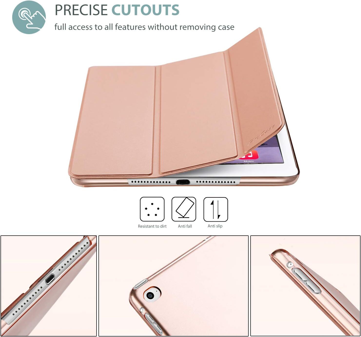 10.2" iPad 7th 8th 9th Generation Case For iPad Pro 11" M2 Flip Stand Case Cover