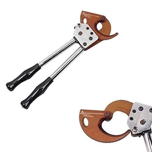 BETOOLL Heavy Duty Aluminum Copper Ratchet Cable Cutters up to 300mm² Wire Cutte