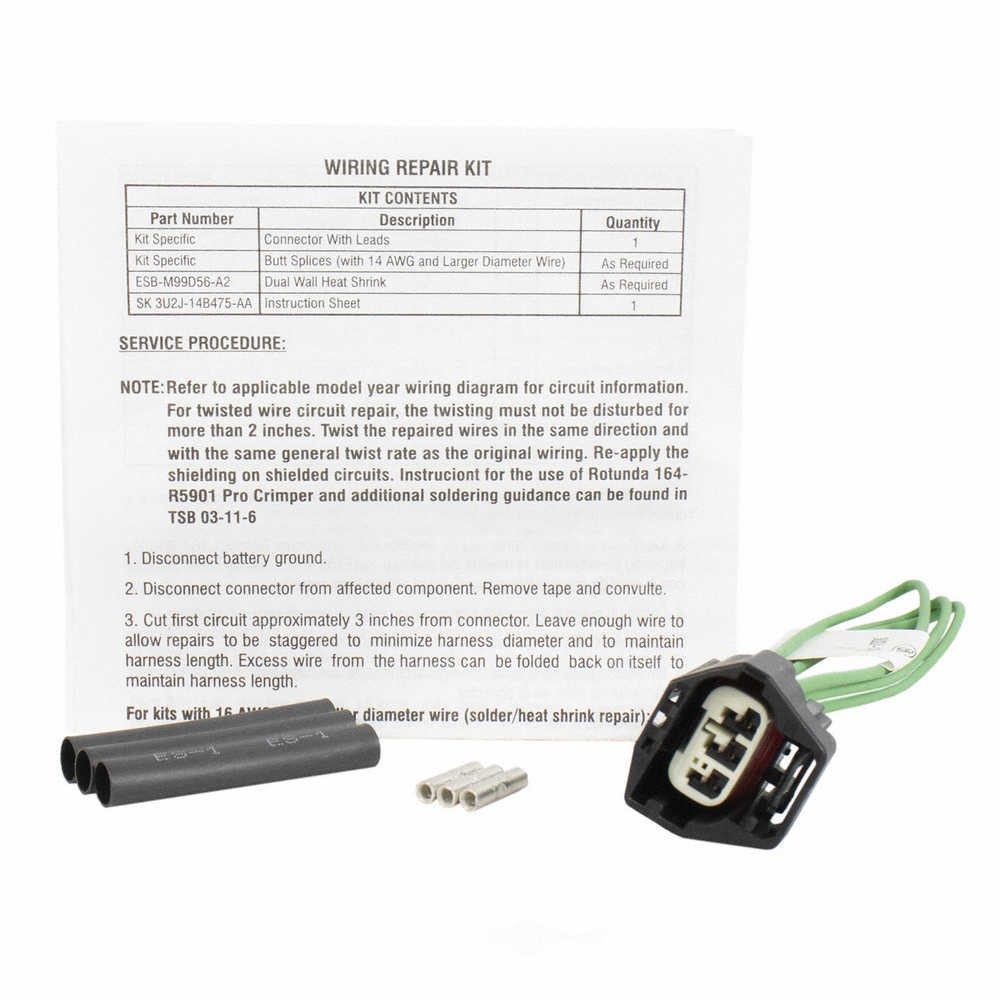 Man Absolute Press Sensor Connector Motorcraft WPT1543