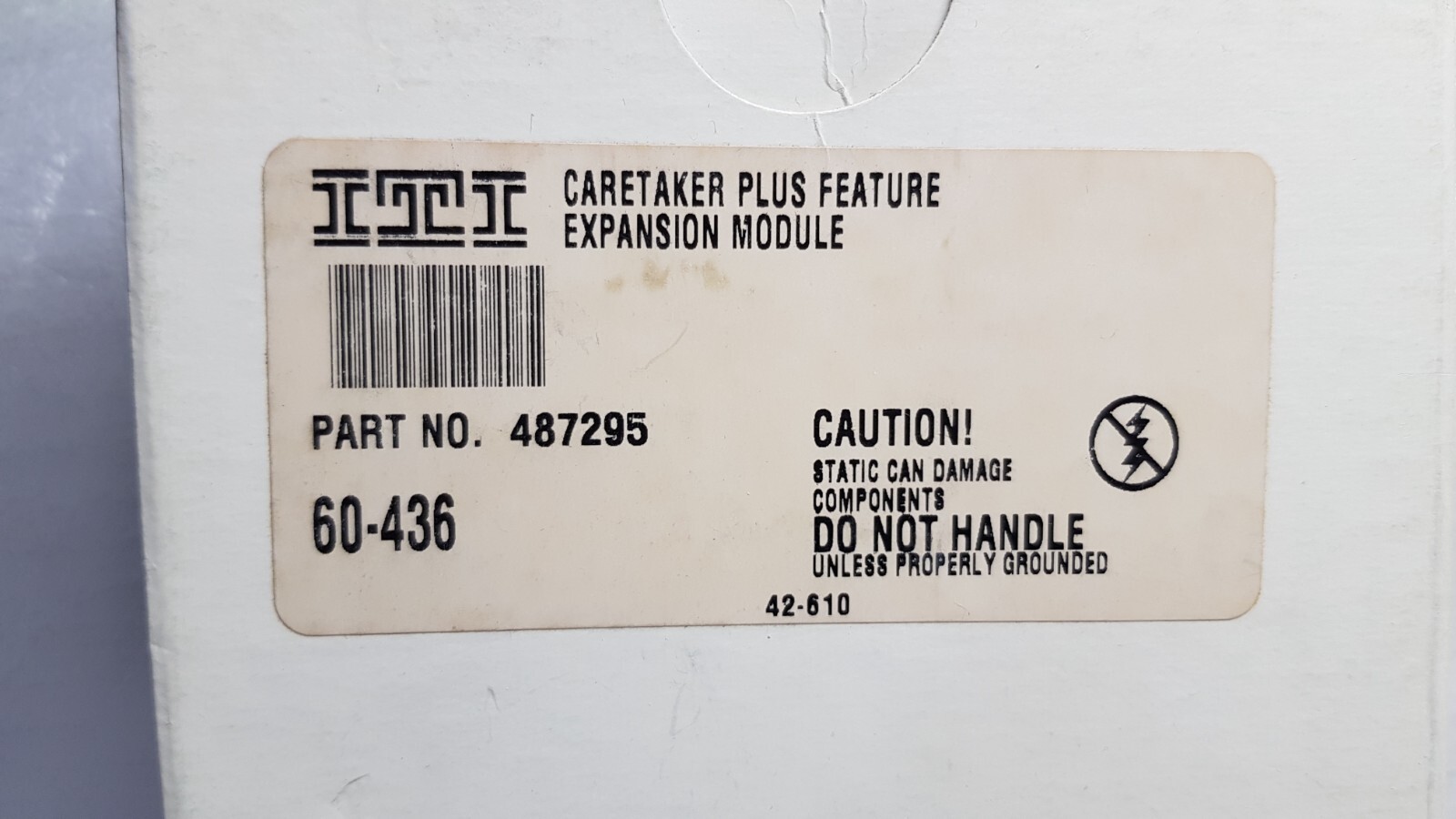 ITI 60-436 CARETAKER PLUS FEATURE EXPANSION MODULE ( NEW ) (NOS)