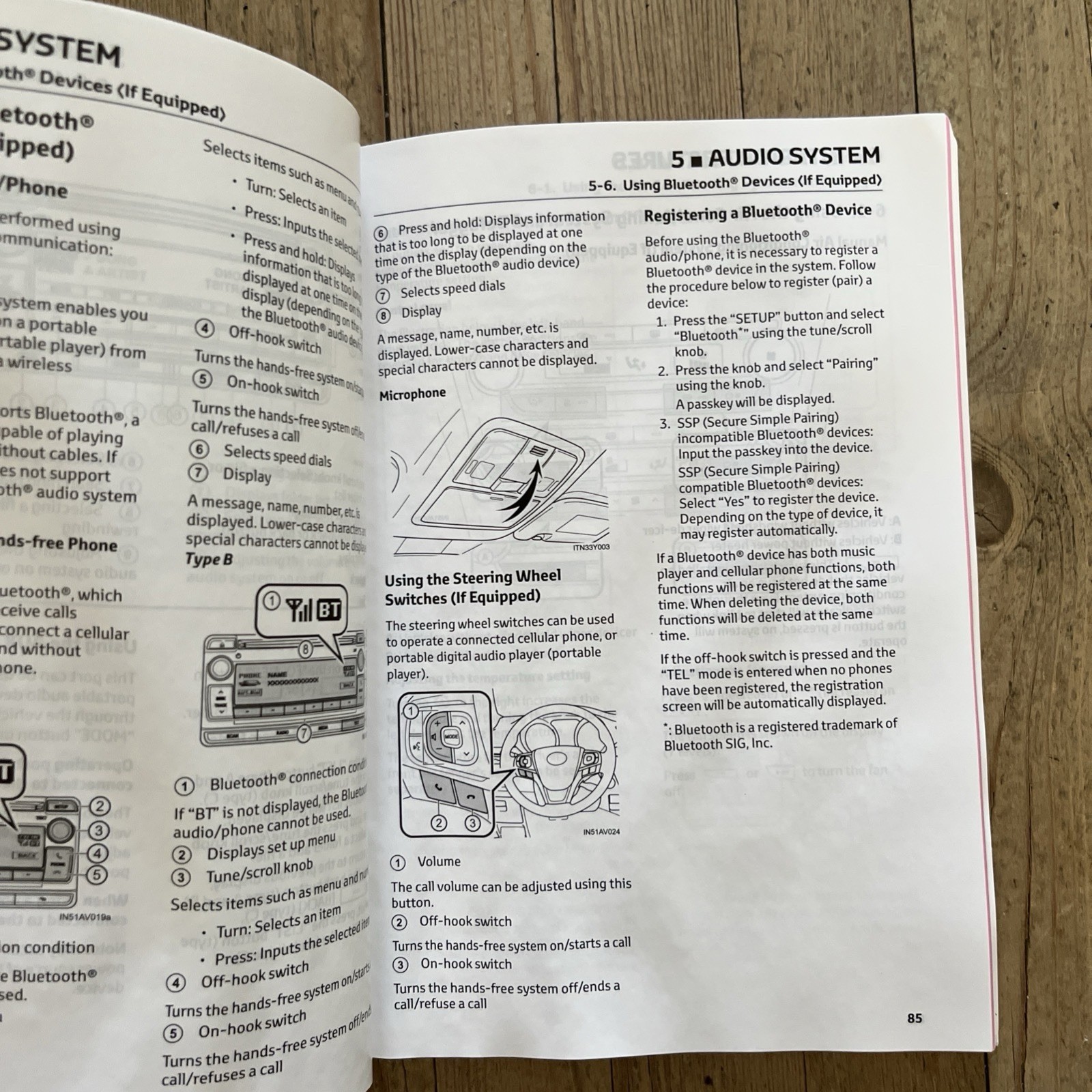 09-15 TOYOTA AVENSIS OWNERS MANUAL HANDBOOK + NAVIGATION & WALLET 2015 Re20698