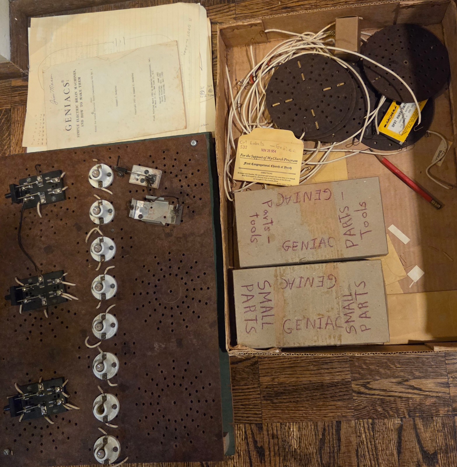 Geniac computer kit from 1955
