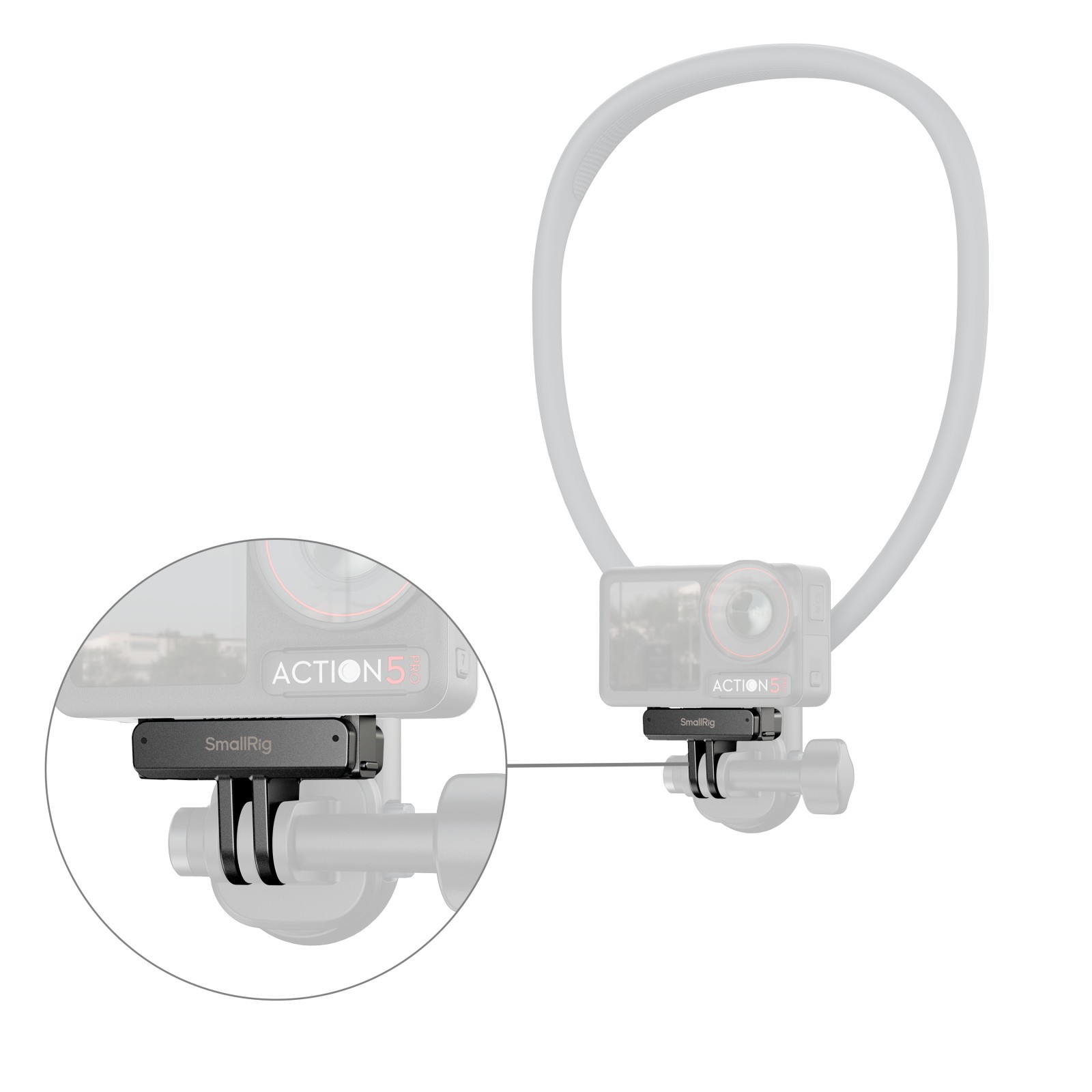 SmallRig Quick Release Mount (2pcs) for DJI Osmo 360/ Action 5 Pro/4/3