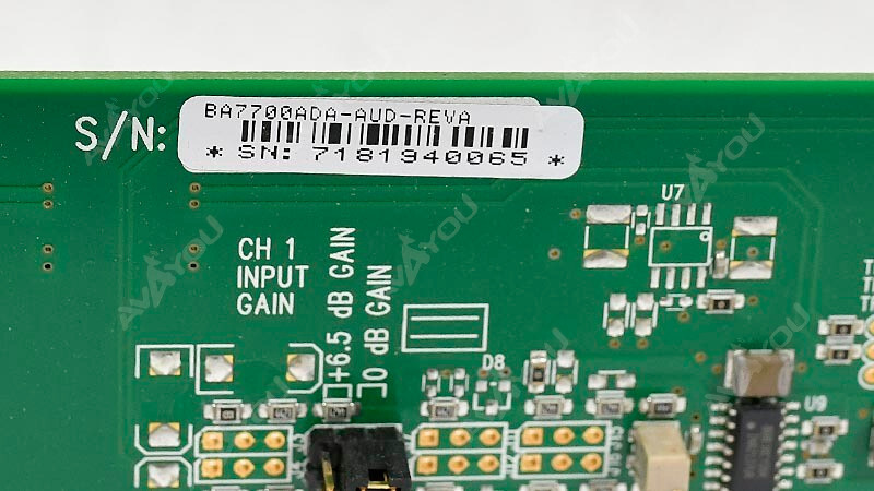 Evertz 7700ADA-AUD Balanced Analog Audio Distribution Amplifier + 3RU backplane