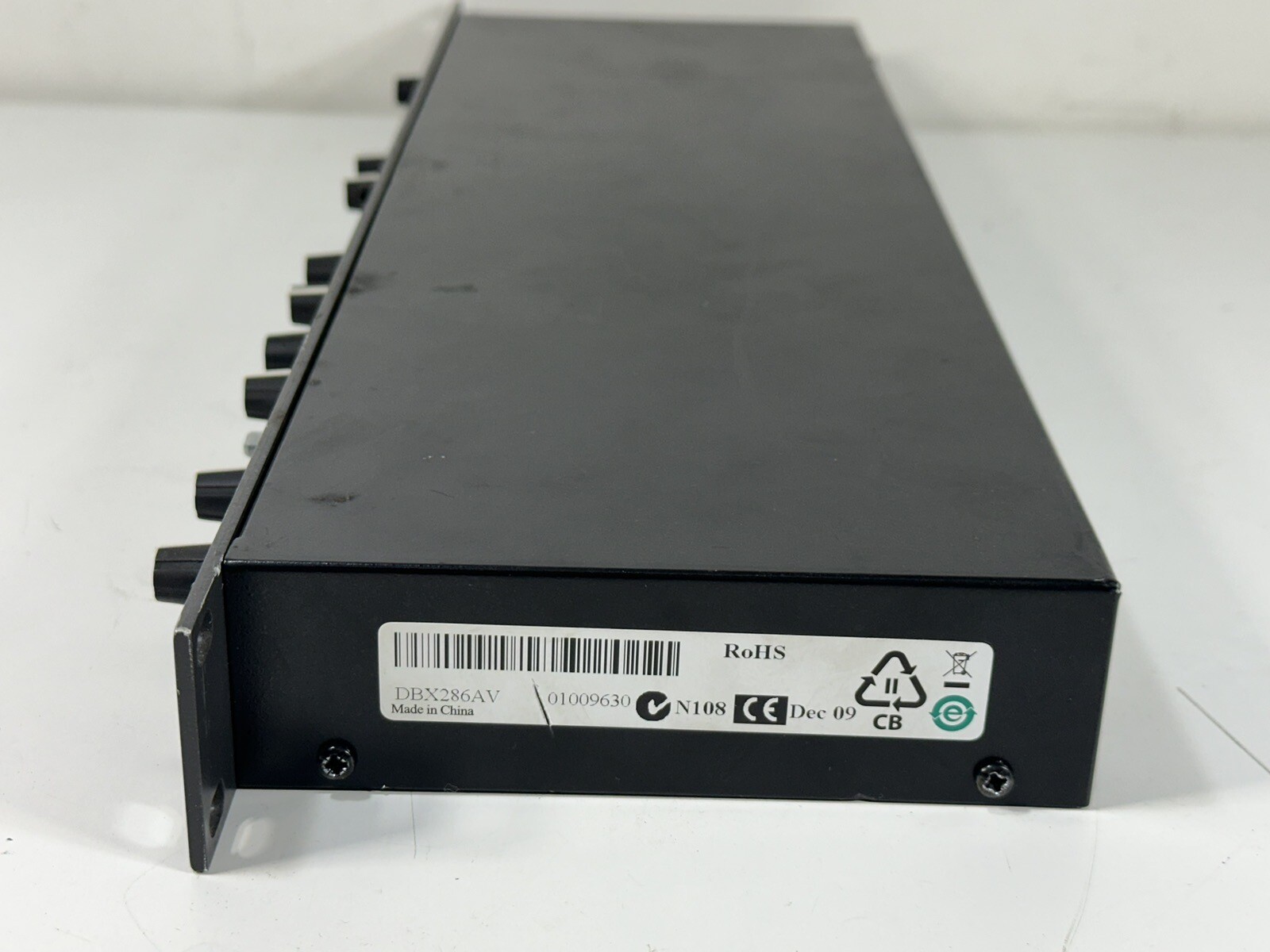DBX 286A ~ Microphone Preamp & Processor ~ Power On / READ DESCRIPTION