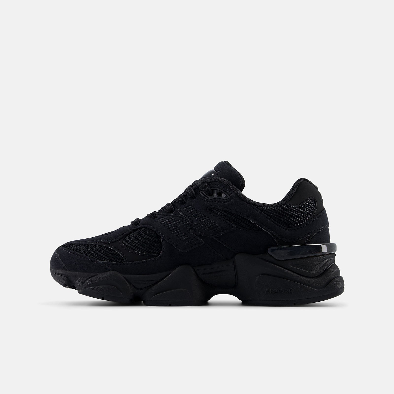 New Balance 9060 Triple Black GC9060BB GS & WOMEN SIZE INSTANTSHIP!