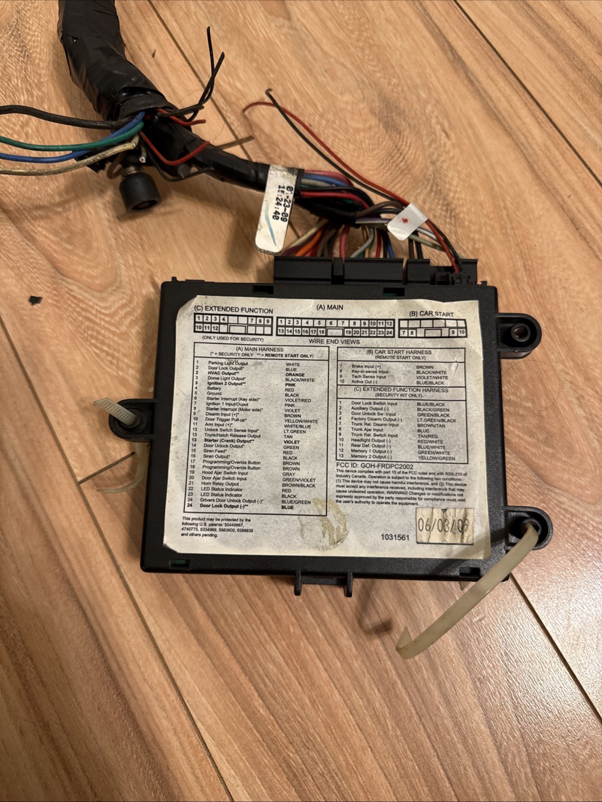 Ford Vehicle Security System Remote Keyless Entry Alarm Module 7L2J-19G367-AA