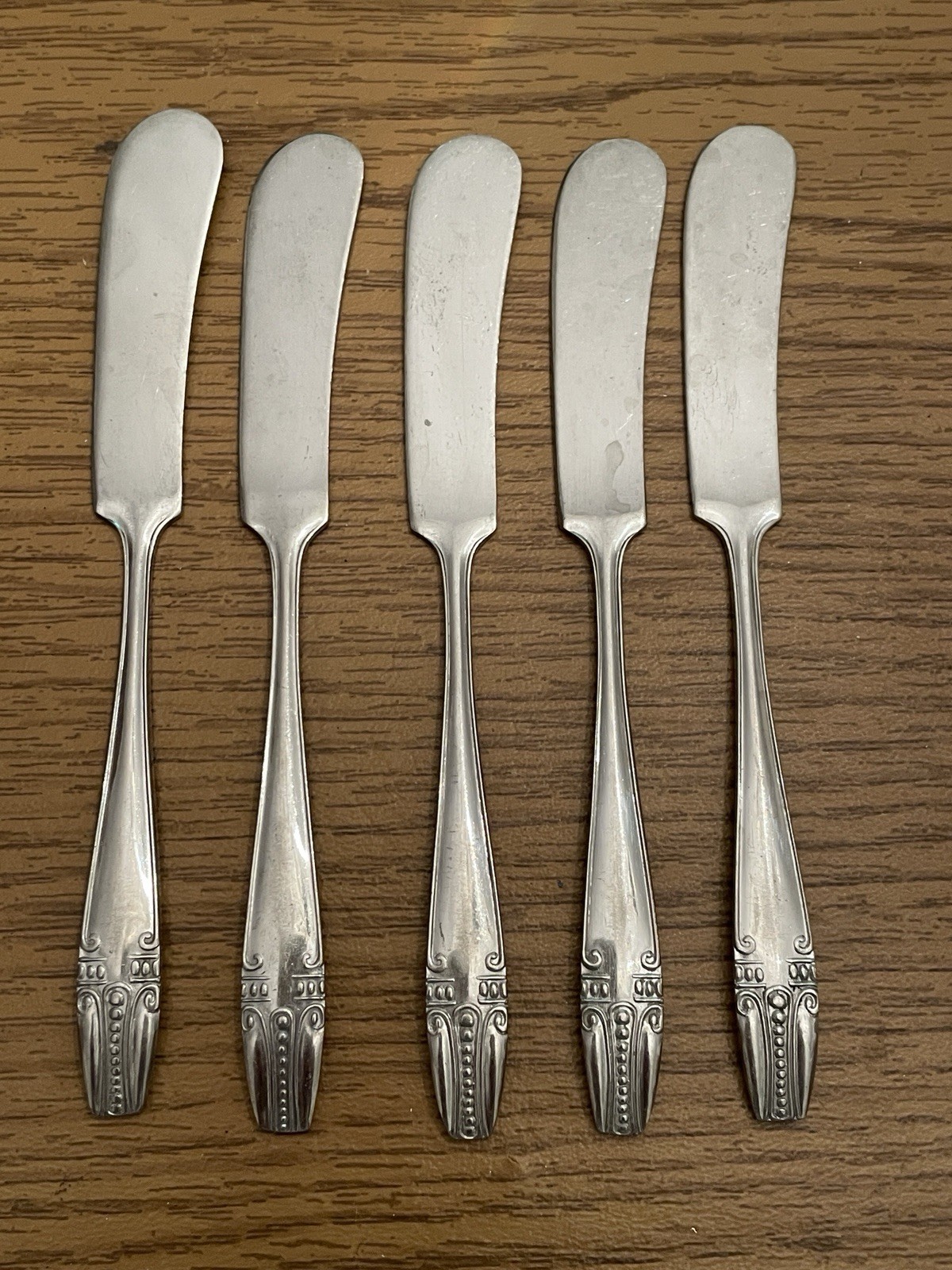 Five Stainless Steel Butter Spreaders Made In Japan