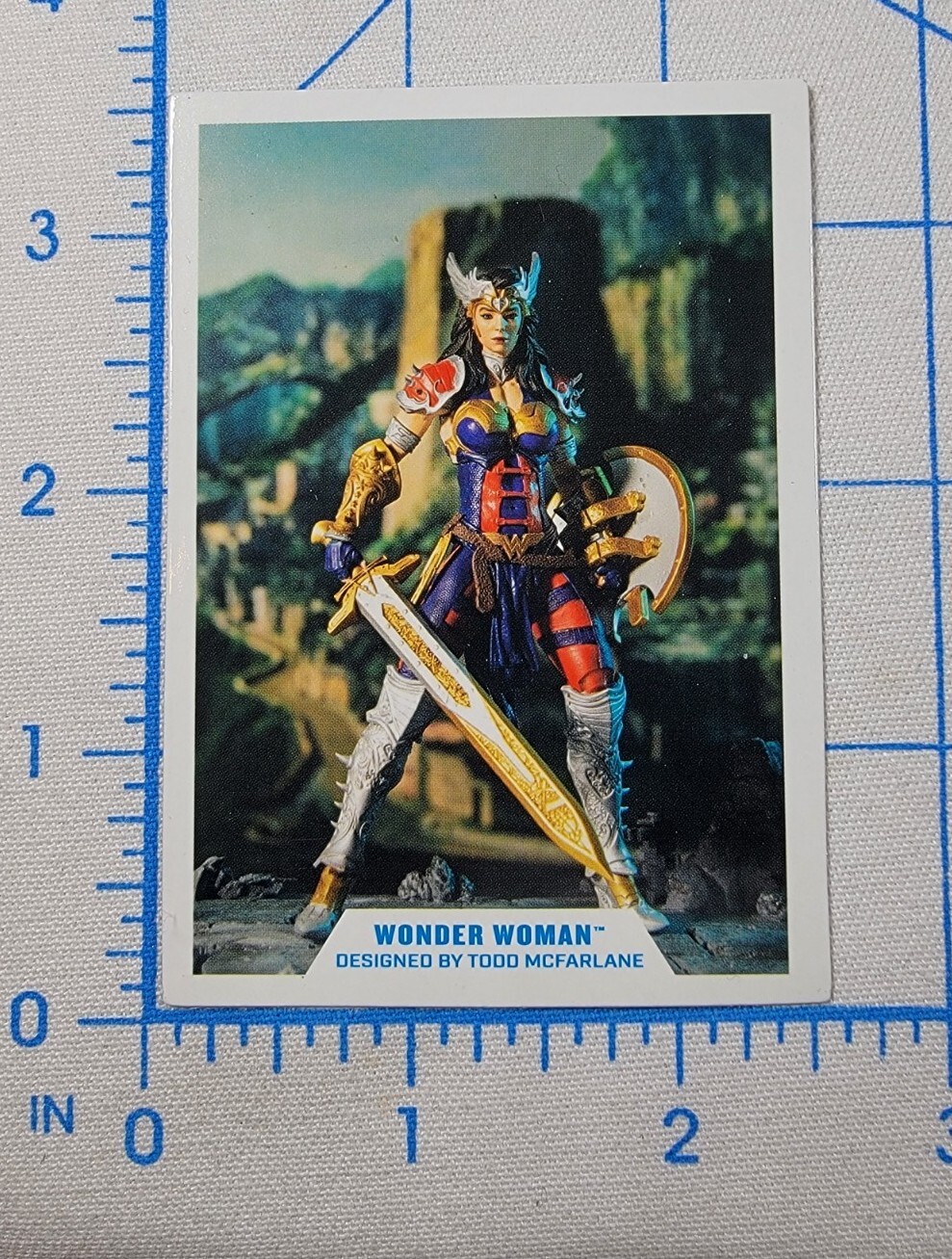 DC Multiverse Toys Wonder Woman Designed By Todd McFarlane Promo Trading Card
