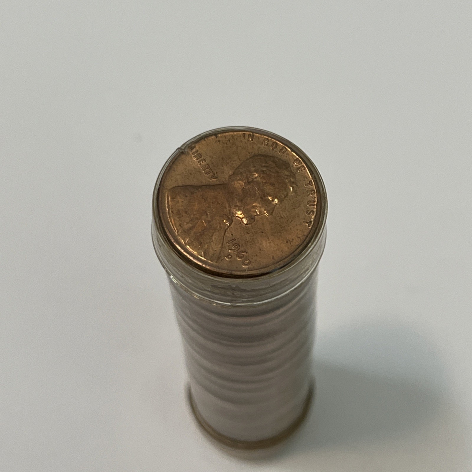 1960 D 1c BU ROLL. SMALL DATE CENTS, SEALED!