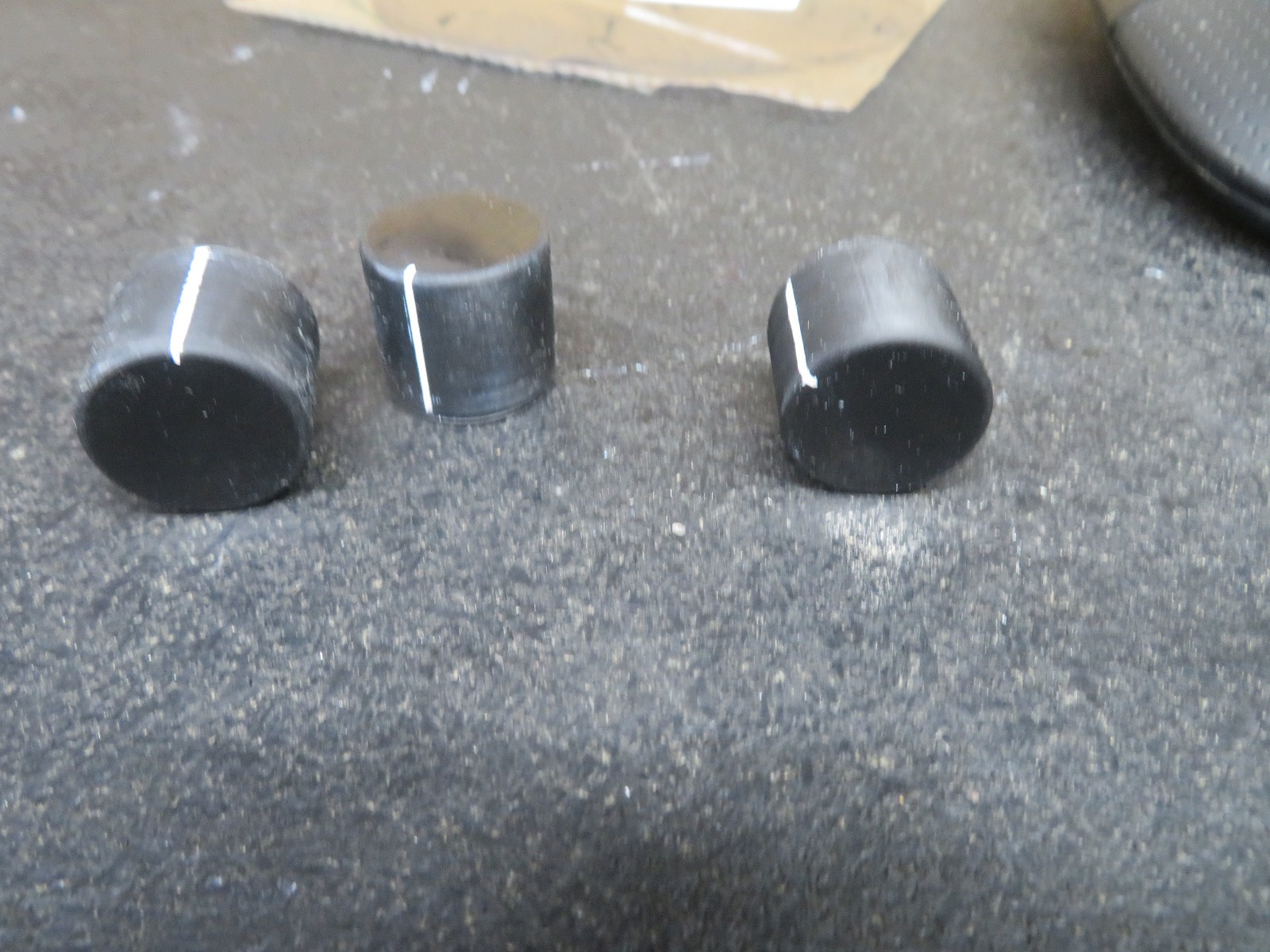 Sansui A-9 knobs x 3 new 3D abs print. With splines inside. Free shipping