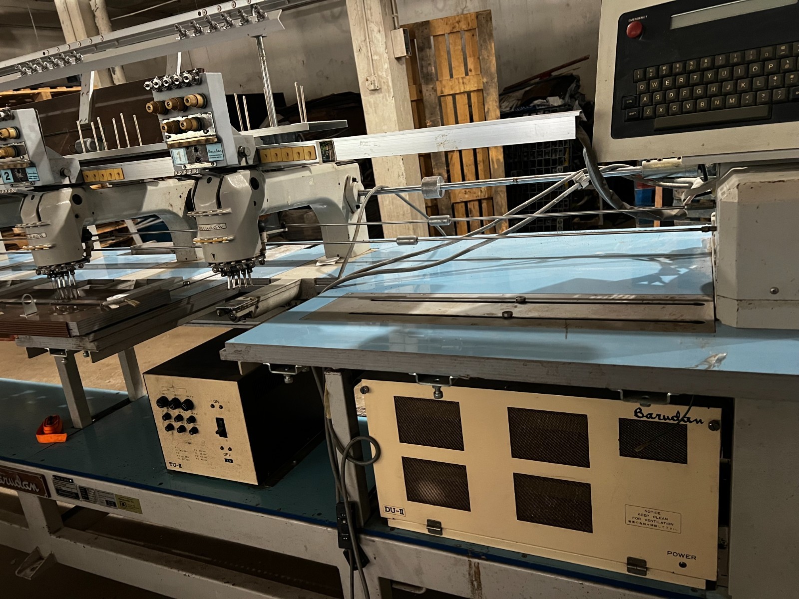 BARUDAN 6 HEAD EMBROIDERY MACHINE - 5 NEEDLE