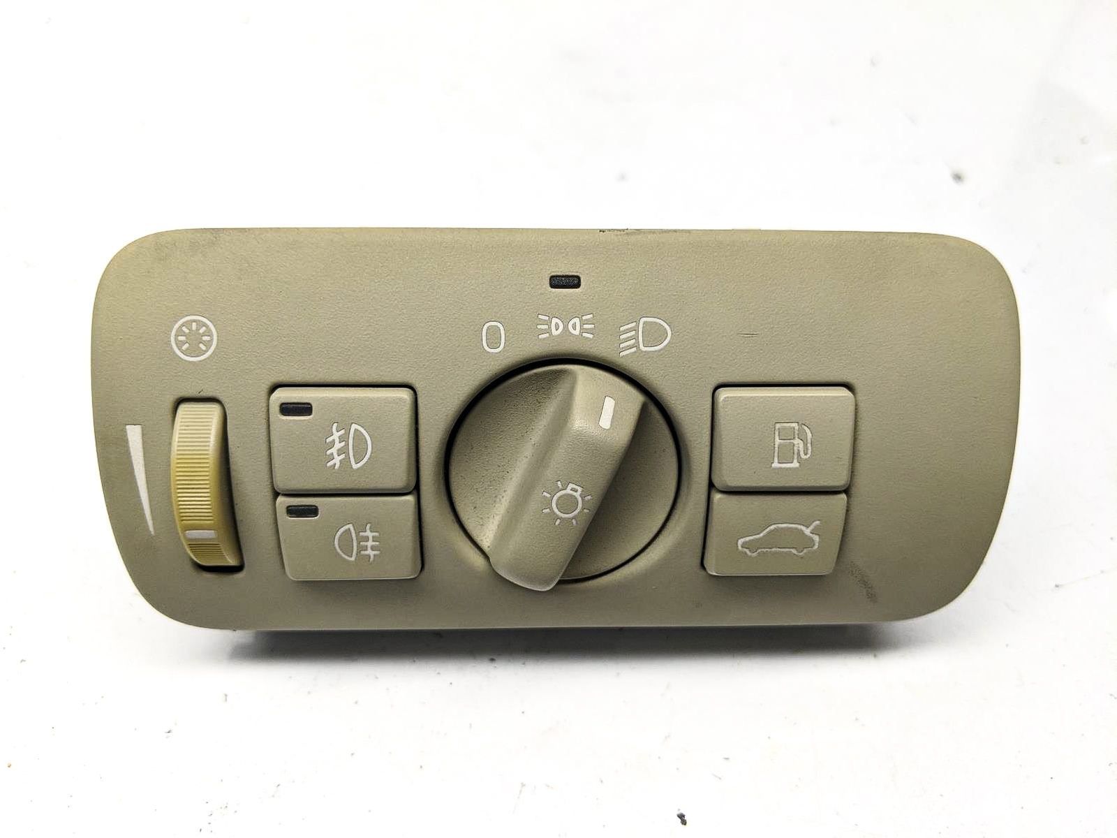 2007-2016 Volvo S80 Headlamp Light Switch Assy 31443851 Tan Xenon Hid