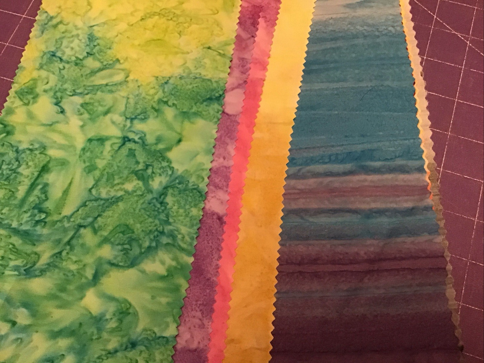 Fabric Batik Ombré 14 Piece Collection, Salesman Samples