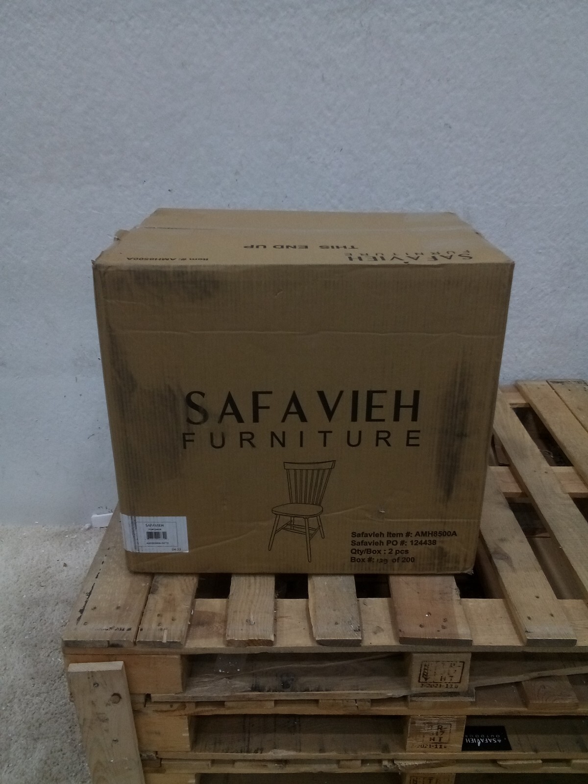 Safavieh Spindle Dining Chair ( Set Of 2), Reduced Price 2172721897 AMH8500A