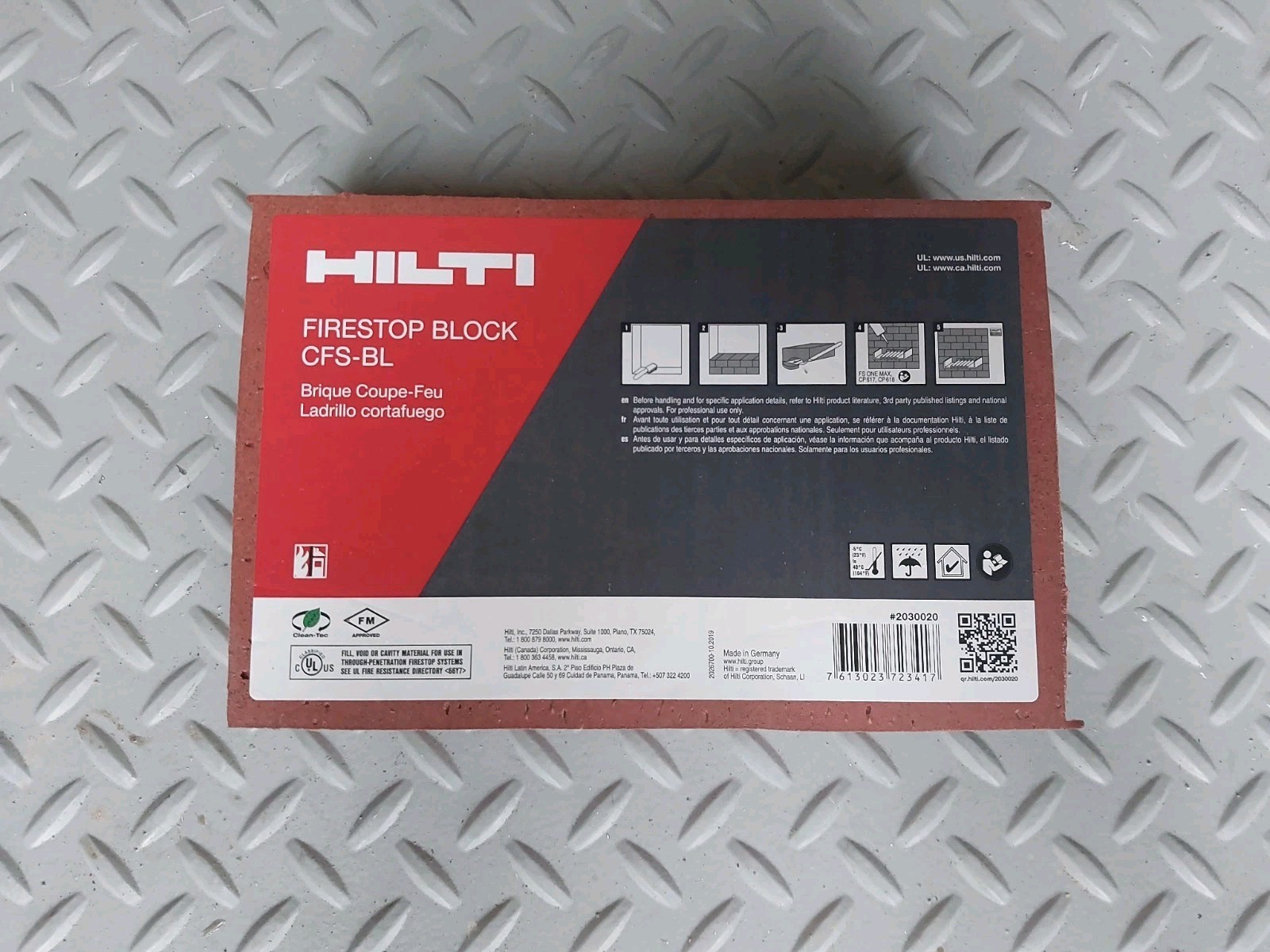 Hilti ( 1 Block ) CFS-BL Firestop Block