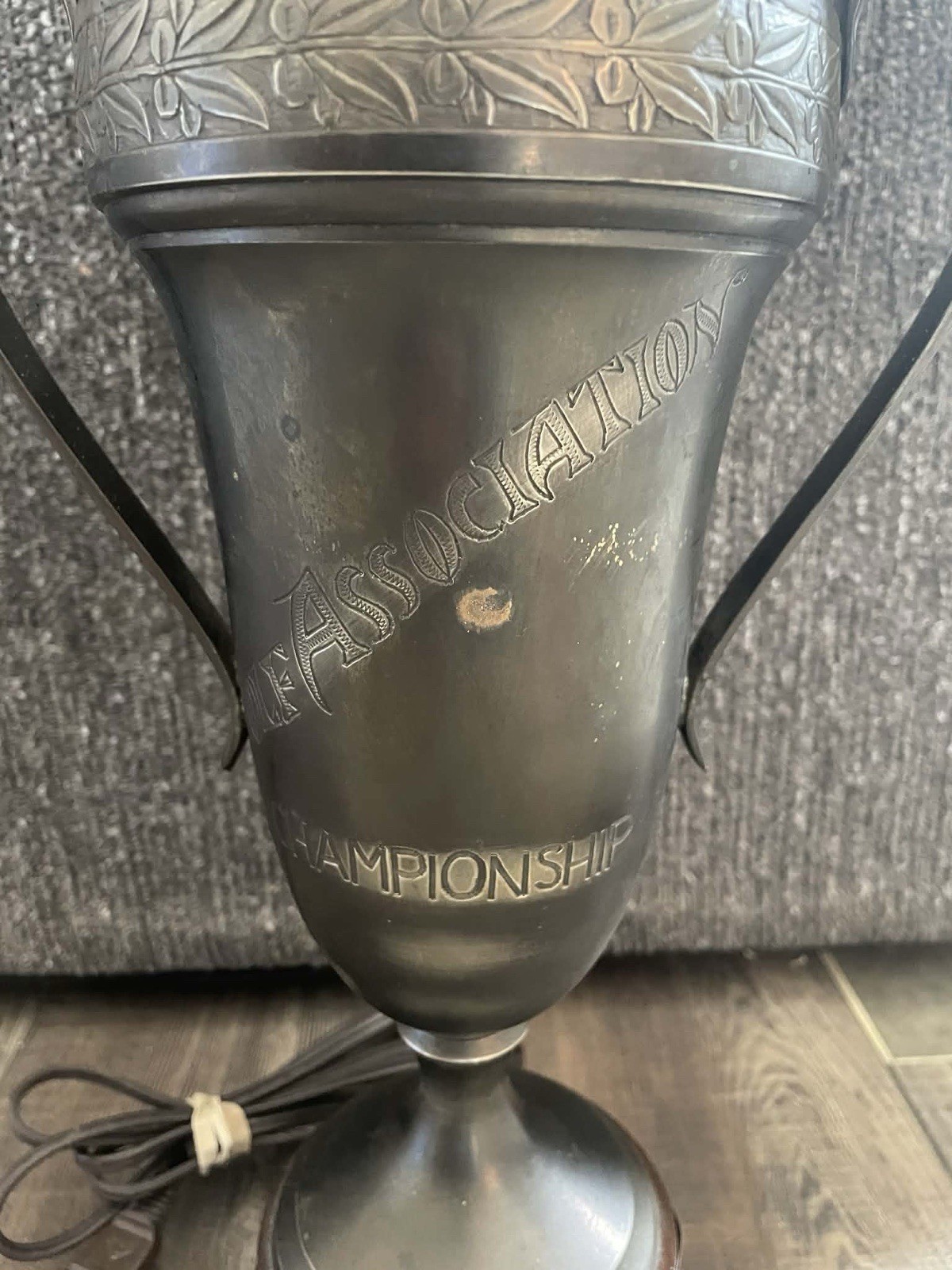 Curry & Company Championship Golf Trophy Lamp