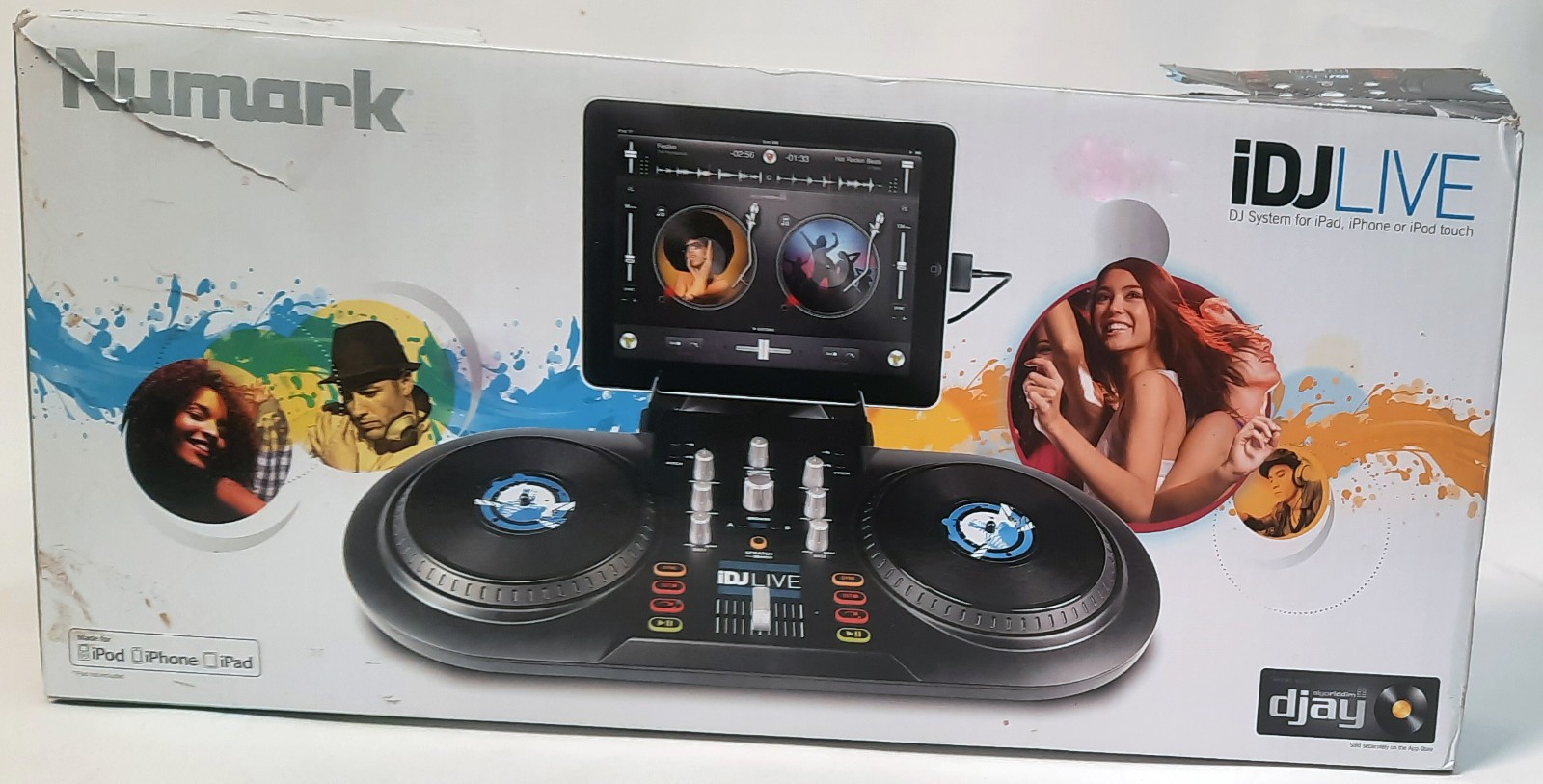 Numark iDJ Live DJ System for iPad, iPhone or iPod touch Original Box