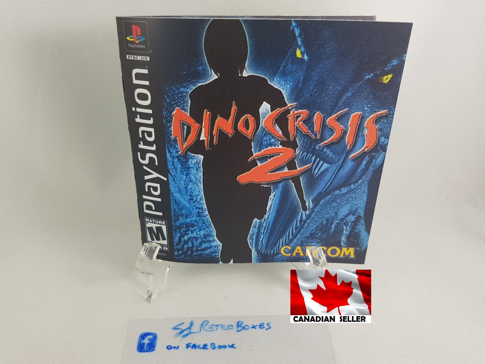 DINO CRISIS 2 'Replacement' Instruction Manual Booklet Playstation ps1 *READ*