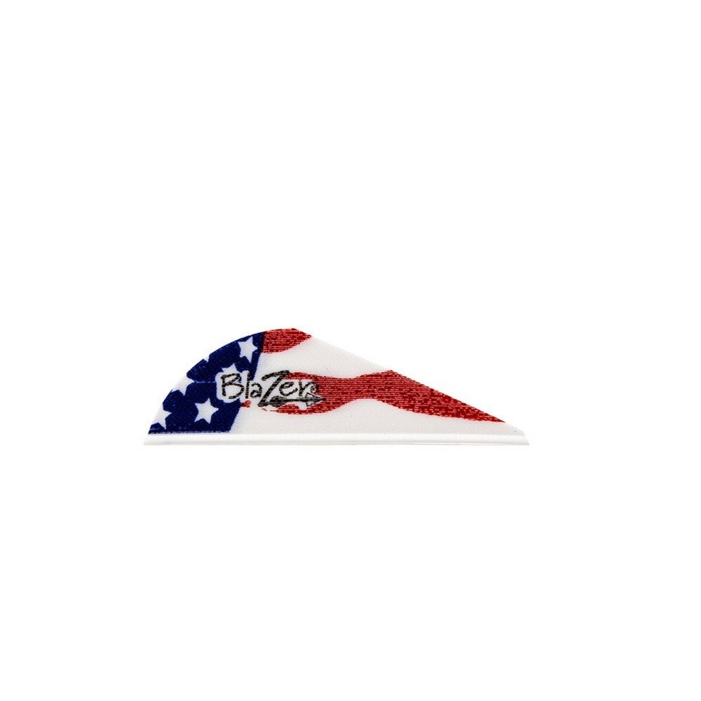 Bohning Blazer Vanes 2" Solid Arrow Fletches American Flag 36 Pack - 10831AF2