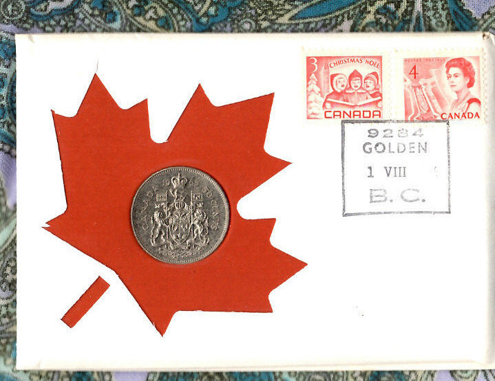 1968 99 Company First Day Issue Canada 50 Cents KM-75.1 No information card
