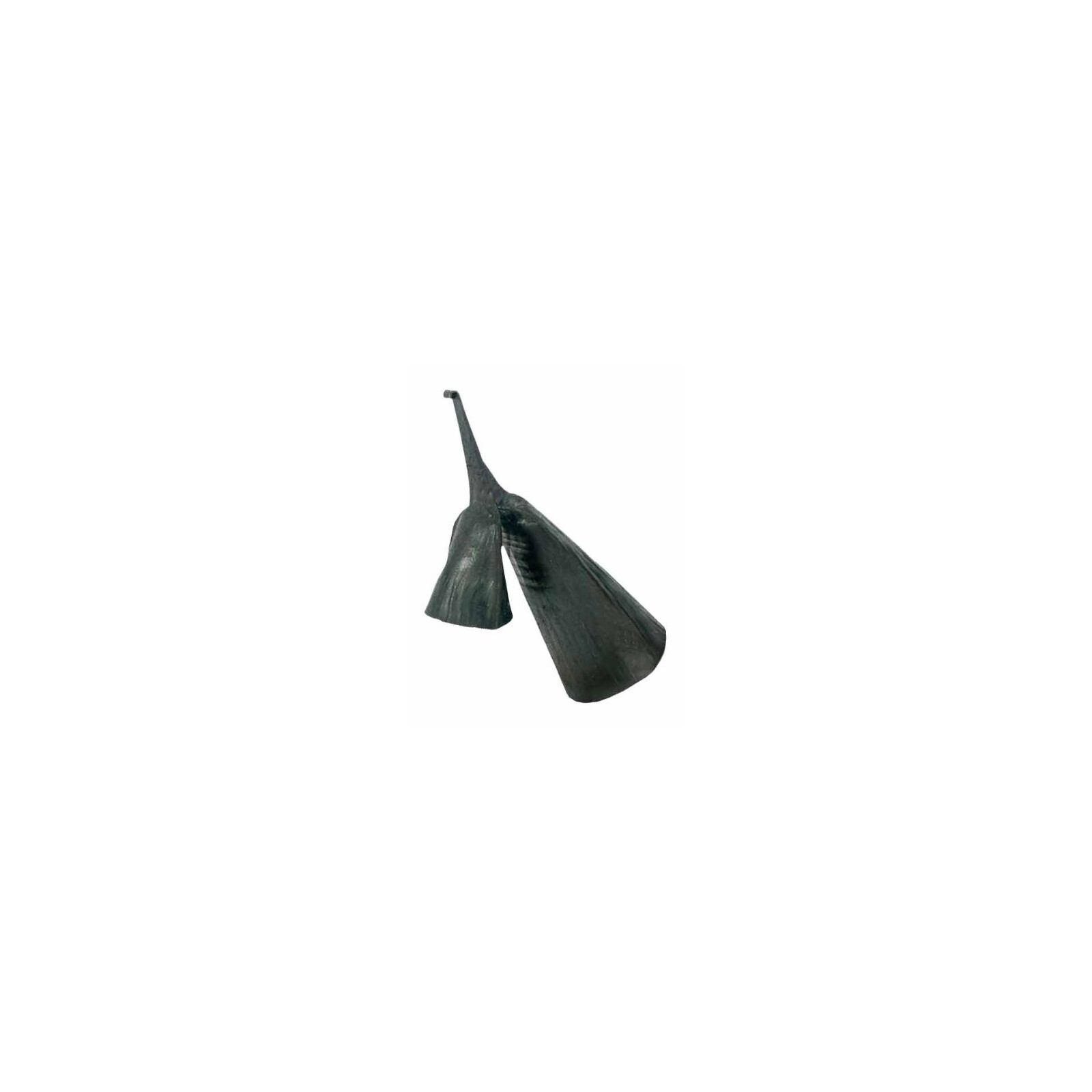Terre Authentic Hand-Forged Gonkogui Double Bell - West African Musical Heritage