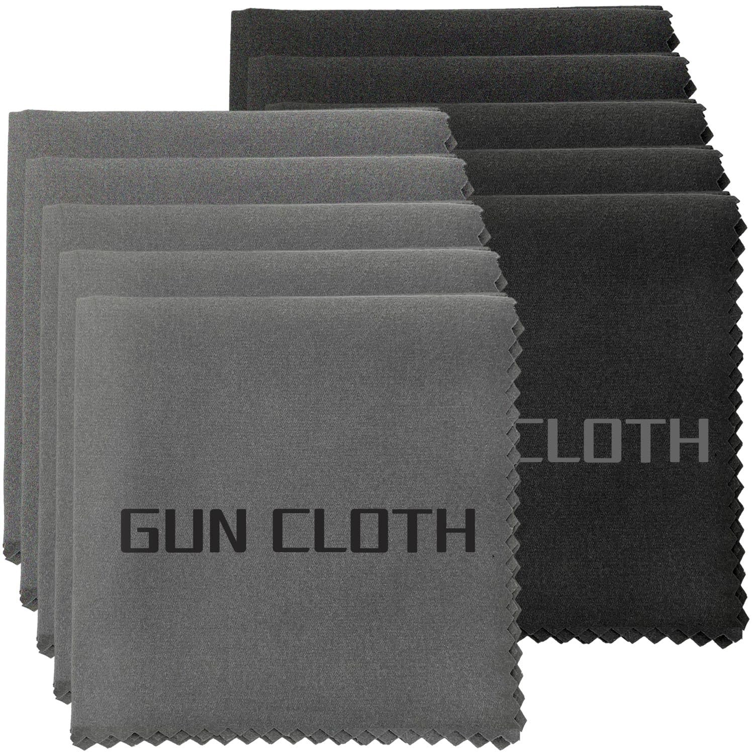10 Pack Microfiber Gun Cleaning Cloth, 12"X12" Lint Free Gun Cleaning Rags, Reus