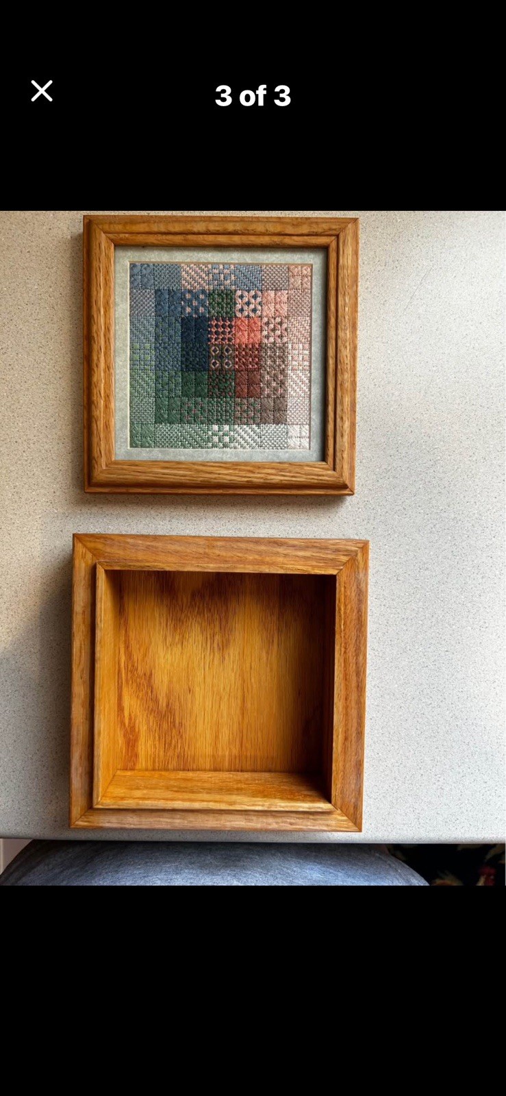 HAND STITCHED OAK TRINKET BOX