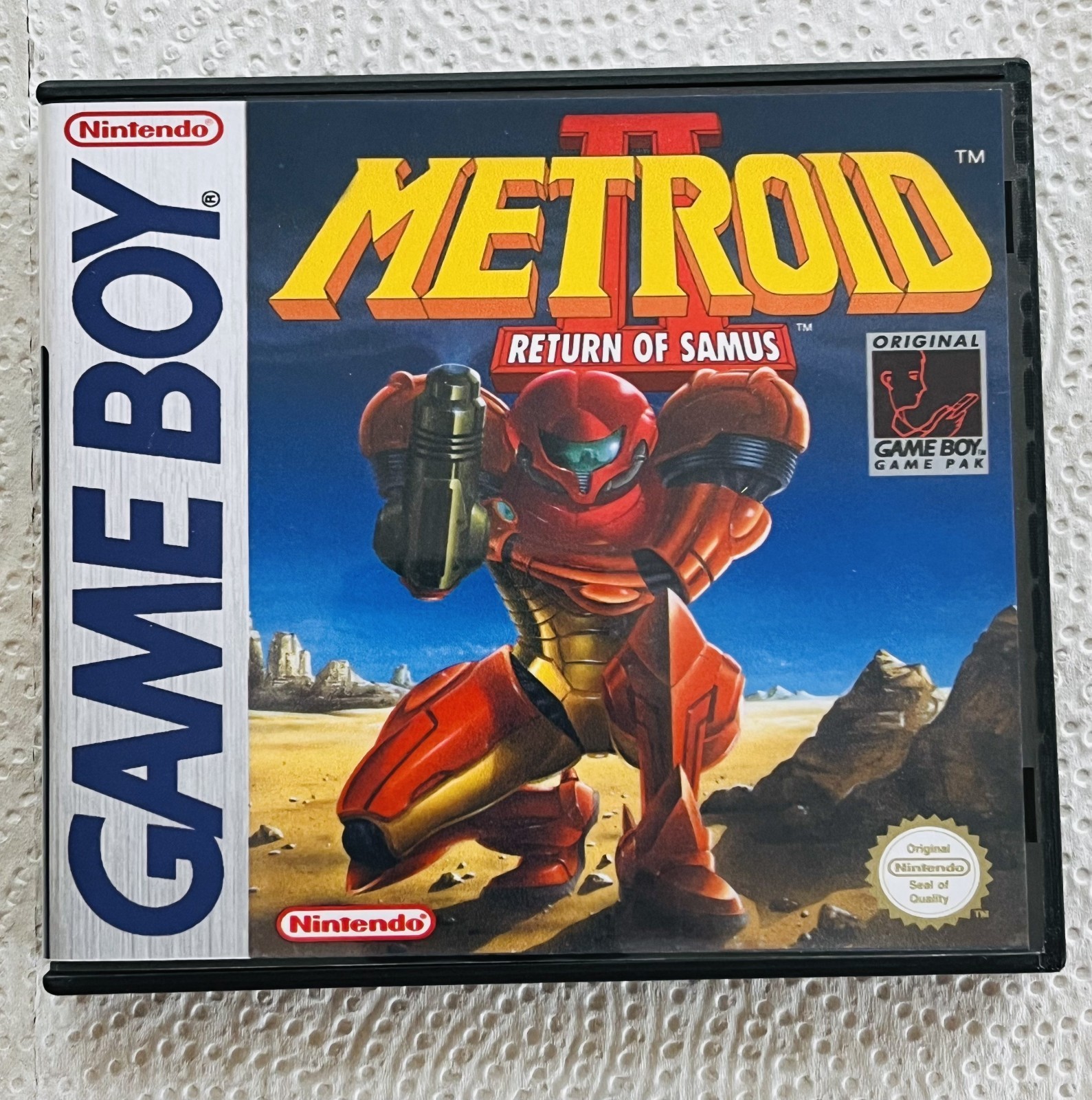 Metroid 2 Return of Samus Case Only Game Boy Box Nintendo DS Sized