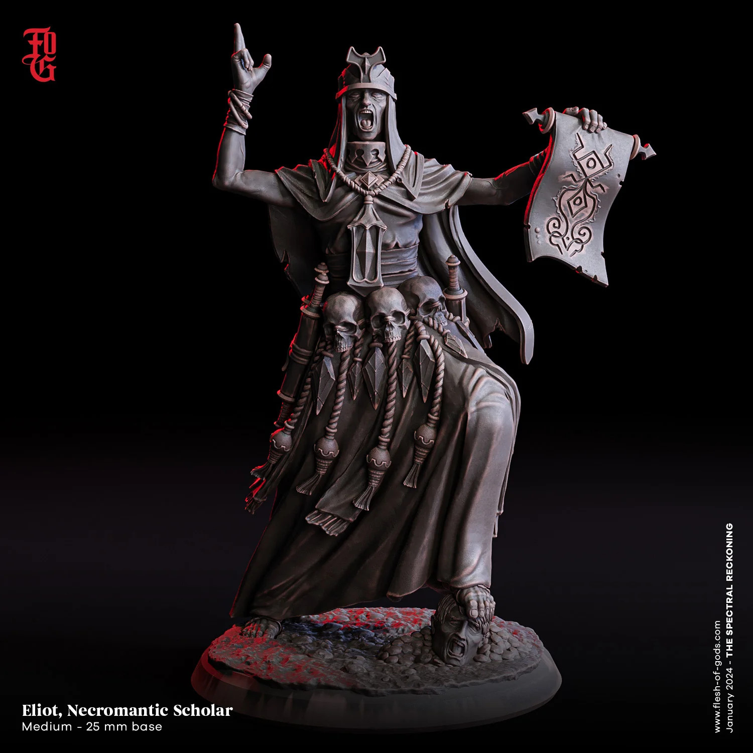Eliot, Necromantic Scholar - The Spectral Reckoning PT 2 - Flesh of the Gods - W