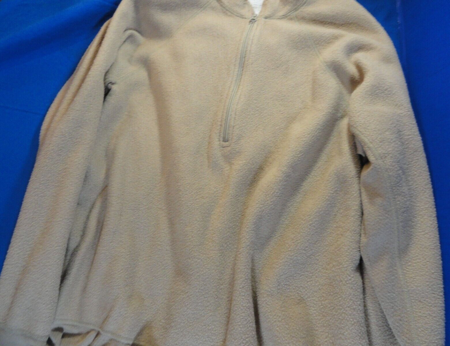 USGI US ARMY FLAME RESISTANT MOISTURE WICKING MIDWEIGHT TAN THERMAL PULLOVER XLR
