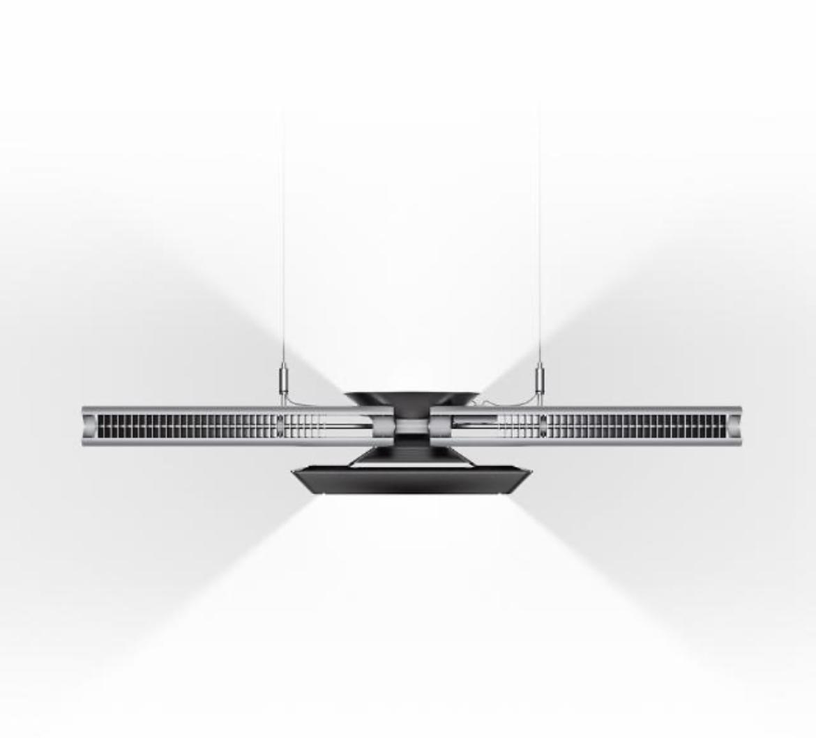 Dyson Cu-Beam Duo Linear Pendant Light - WHITE