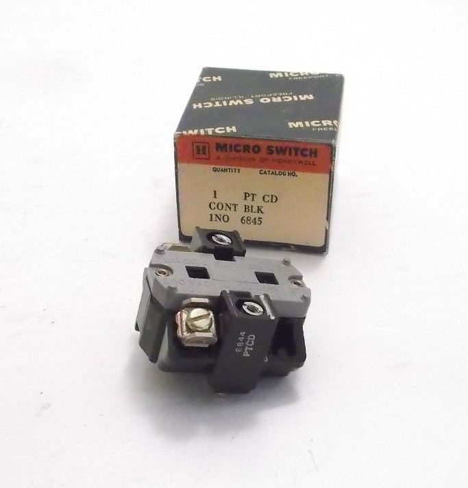 MICRO SWITCH PTCD Contact Block - 1NO - Prepaid Shipping (6844 / 6845)
