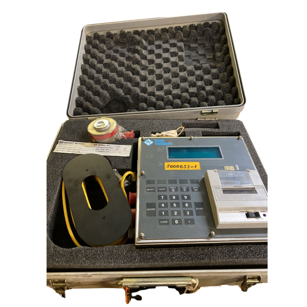 REVERE JETWEIGH AIRCRAFT WEIGHING SYSTEM MODEL FC-25 ELECTRONIC FORCE CALIBRATOR