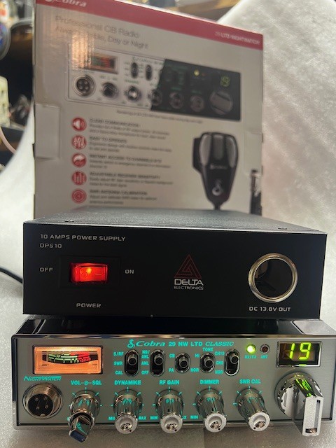 Cobra 29 NW NIGHTWATCH Peak/Tune  DPS10 10 amp power supply Base Station Package