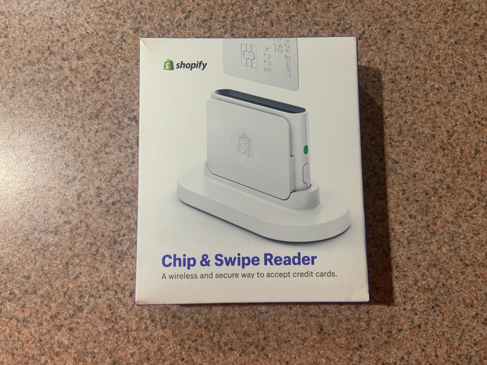 New (Open box) Credit Card Reader - Shopify Chip and Swipe Reader White