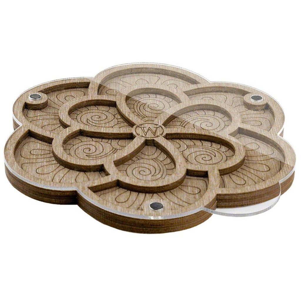Plywood Bead Organizer Multiple cells Needlework storage organizer