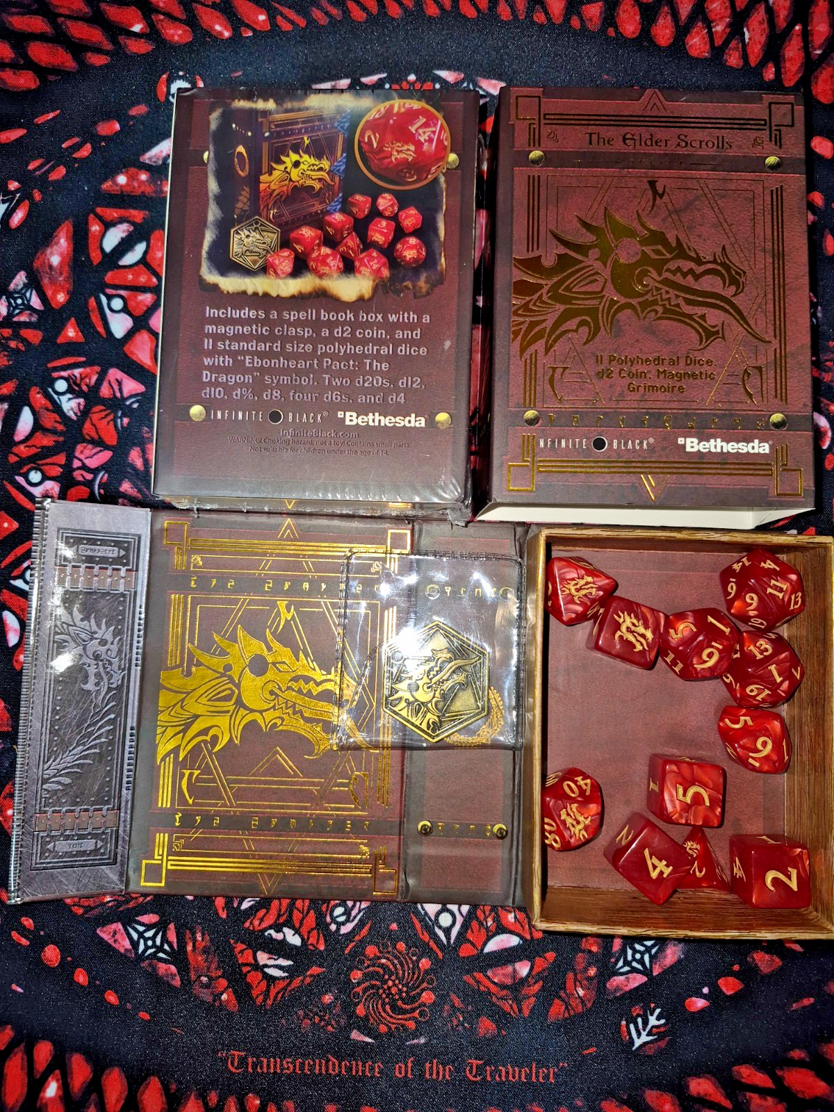 The Elder Scrolls Online Ebonheart Pact Dice Set - Bethesda New