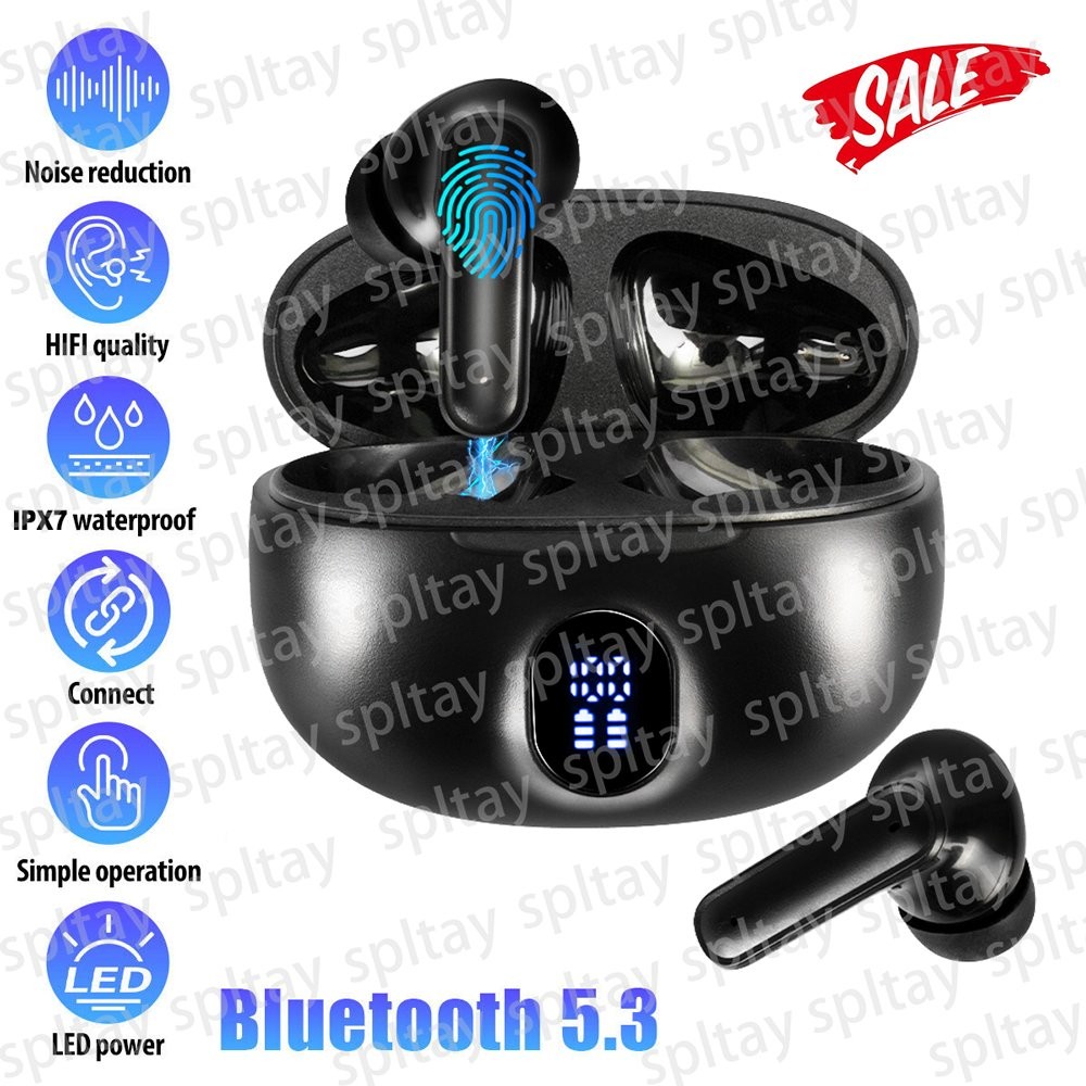 Bluetooth Headset 5.3 True Wireless Earphones Earbuds Headphones HiFi Sport TWS