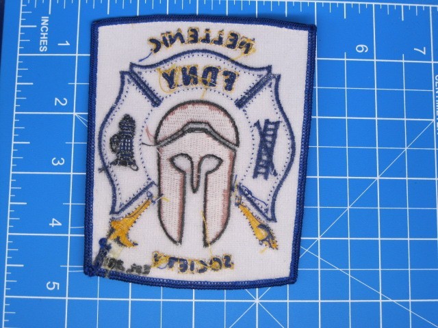 FDNY NYC Fire Department Hellenic Society patch-B
