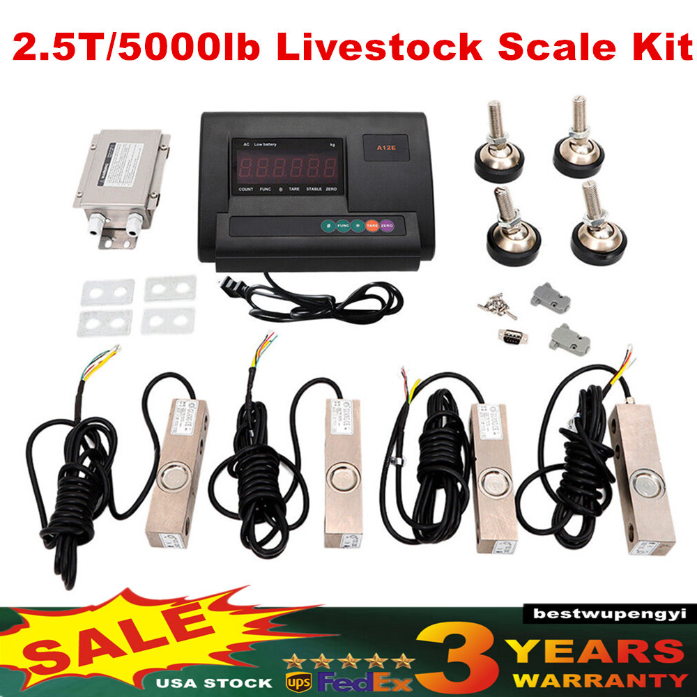 Livestock Load Cell Scale Kit For Cattle Sheep Goat Chute Pallet Scale Platform