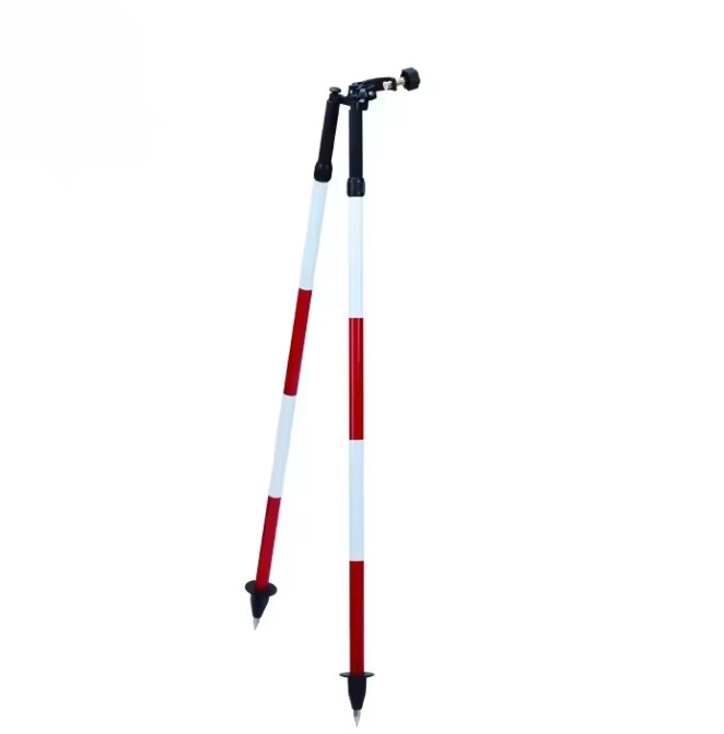 Aluminium Dual Strut Bipod Support for all GLS Poles / levelling staff prism