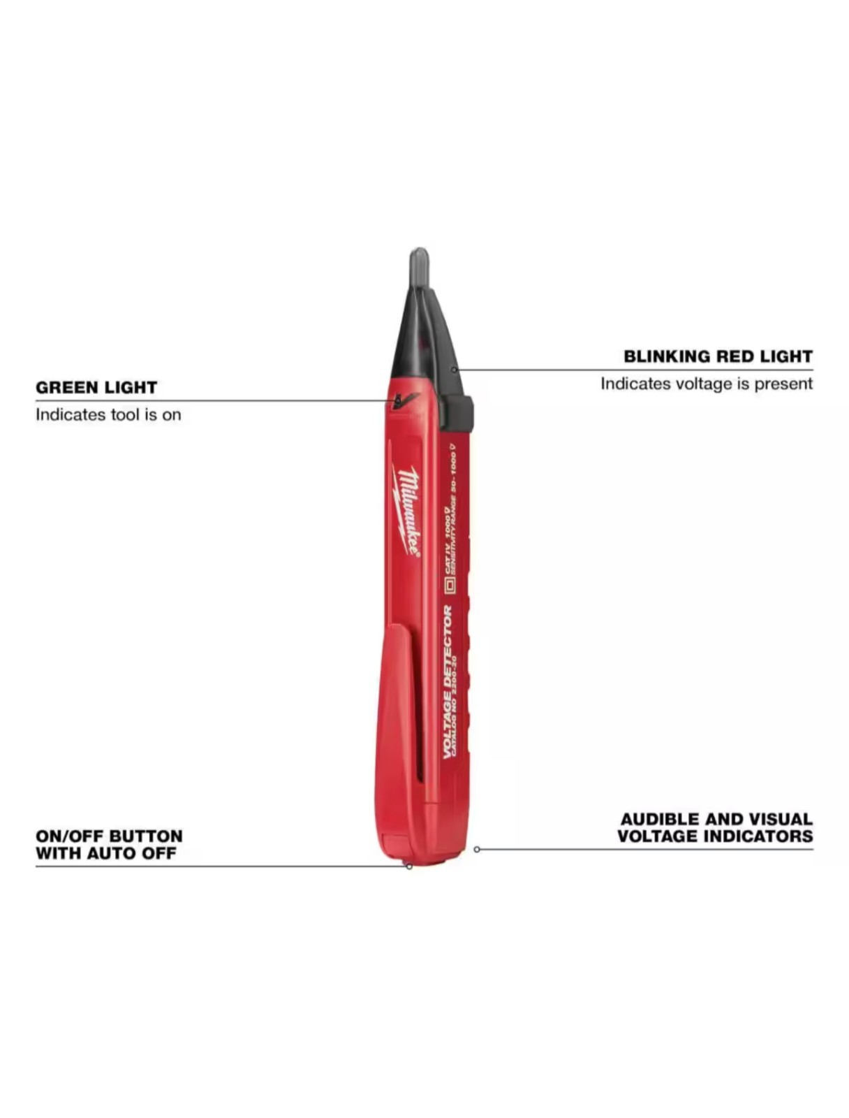 Milwaukee Tool 2200-20 Voltage Detector