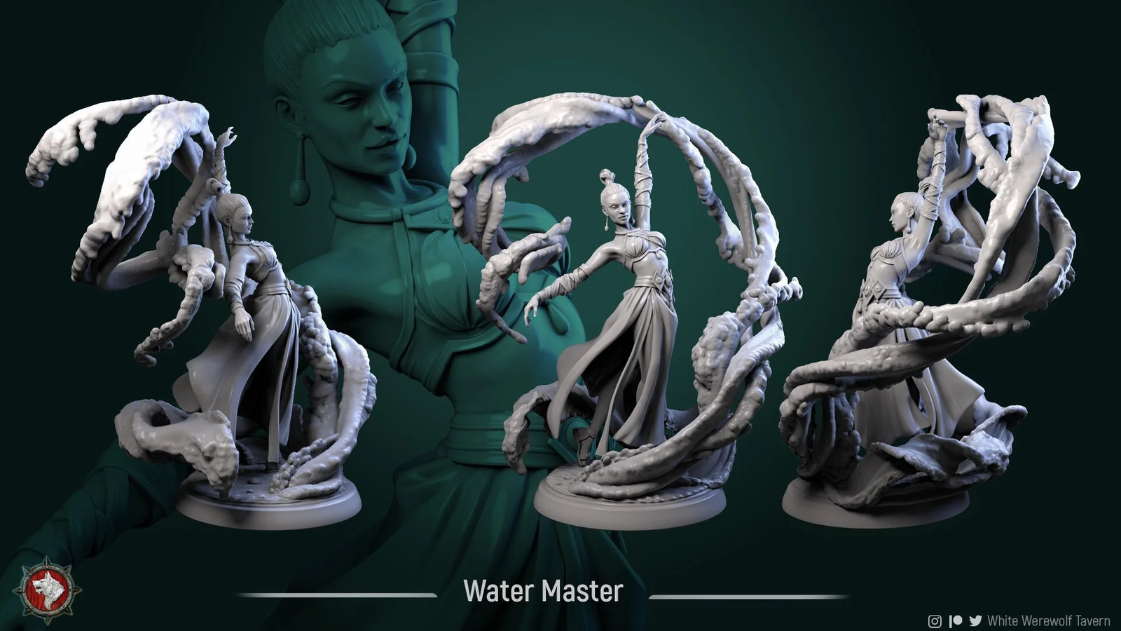 Water Master - Resin Tabletop Miniature
