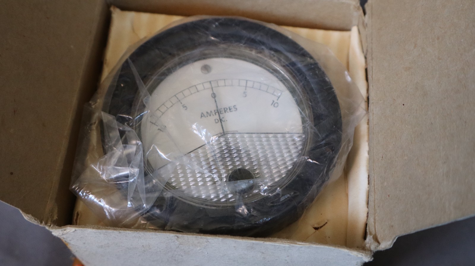 NOS in box Phastron 6625-089-0387 0-10 Amperes Untested Steampunk 1968 s