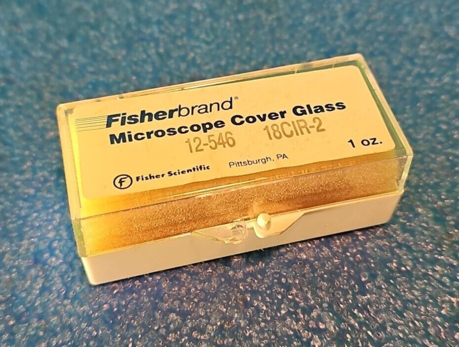 Fisherbrand Fisher Microscope Cover Glass Circles Optical borosilicate 18mm